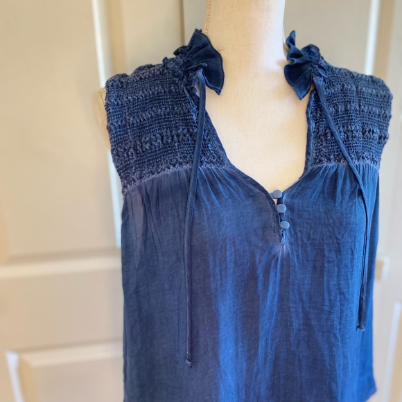 Free People Ruffle Me Up Sleeveless Top | Medium - Picture 4 of 11